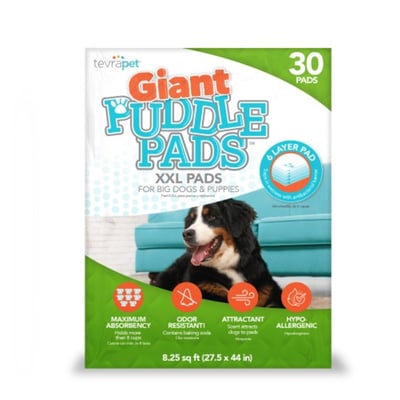 TevraPet Giant Puddle Pads, XXL, 30 ct