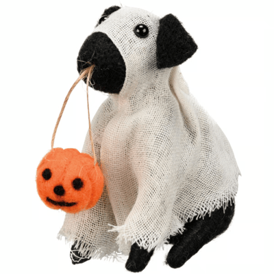 Ghost Dog Felt Critter