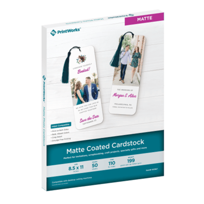 PRINTWORKS MATTE PHOTO CARDSTOCK