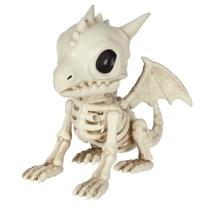 Crazy Bonez Sitting Dragon Skeleton