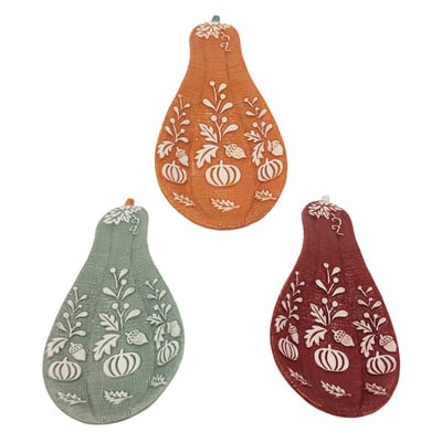 Harvest Gourd Spoon Rest, Assorted