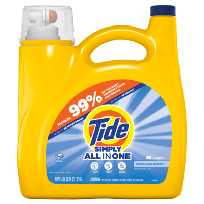 Tide Simply All-In-One Liquid Laundry Detergent 107 fl oz