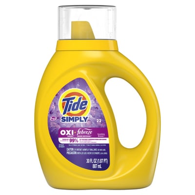 Tide Simply Oxi Boost + Febreze Odor Defense Liquid Laundry Detergent 31 fl oz