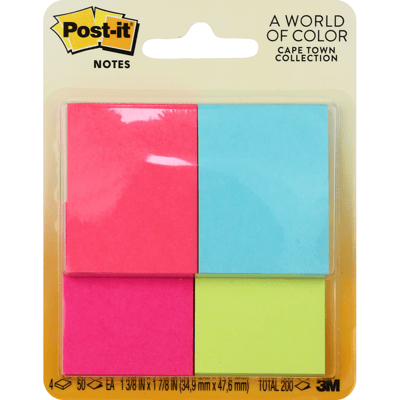 Post-it Sticky Notes, Cape Town Collection
