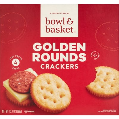 Bowl & Basket Golden Rounds Crackers 13.7 oz