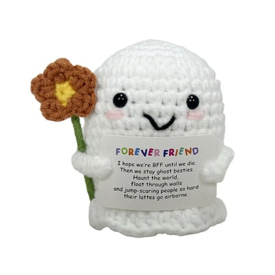 Halloween Ghost "Forever Friend" Plush, 3.25 in
