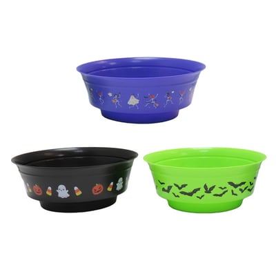 Halloween Flare Top Bowl, 11.5 in, Assorted