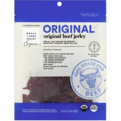 Wholesome Pantry Organic Original Beef Jerky 2.85 oz