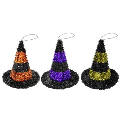 Halloween Bouncy Witch Hat, 5 in, Assorted