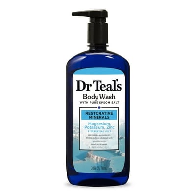 Dr Teal's S Restorative Minerals Body Wash Magnesium Potassium & Zinc 24 Fl Oz