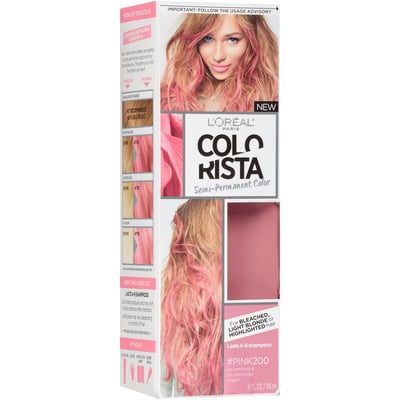 Colorista L'Oreal Paris Blondes Semi-Permanent Pink Hair Color