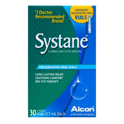 Systane Eye Drops, Lubricant, Vials