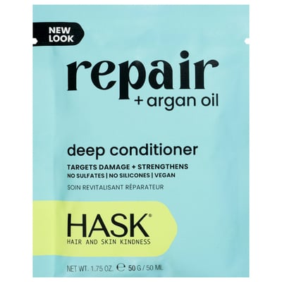 Hask Argan Oil From Morocco Repairing Deep Conditioner, Hair Treatment 1.75 Oz