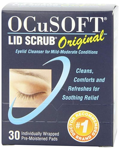 OCuSOFT Lid Scrub Original Formula Eyelid Cleanser Pre-Moistened Pads
