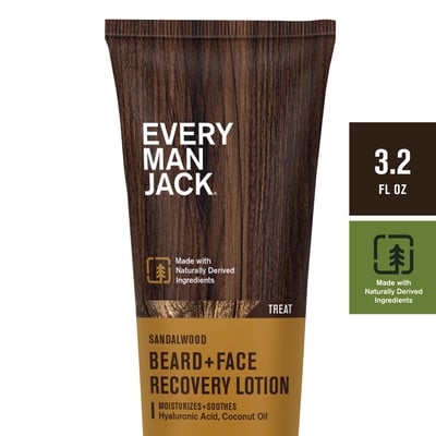 Every Man Jack Recovery Beard + Face Lotion Sandalwood