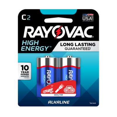 Rayovac High Energy Alkaline C Cell Batteries