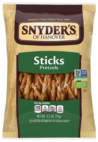 Snyder's of Hanover Pretzel Sticks 3.5 oz