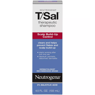 Neutrogena T/Sal Therapeutic Shampoo For Scalp Build-Up Control With 3% Salicylic Acid