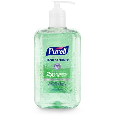 Purell Hand Sanitizer, Soothing Gel, Advanced 24 Fl Oz
