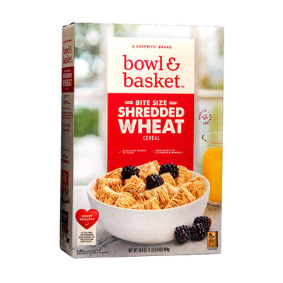 Bowl & Basket Bite Size Shredded Wheat Cereal 16.4 oz