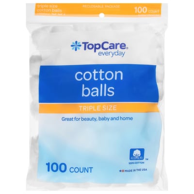 TopCare Cotton Balls, 100 ct