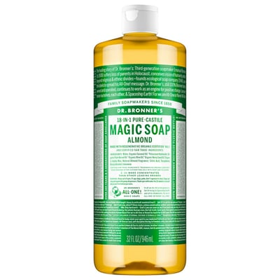 Dr. Bronner's Pure-Castile Liquid Soap Almond 32 fl oz