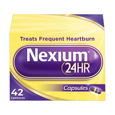 Nexium Acid Reducer, 24 Hr, 20 Mg, Capsules