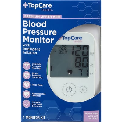 TopCare Premium Upper Arm Blood Pressure Monitor 1 Monitor Kit