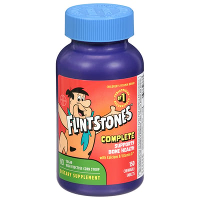 Flintstones Children's Complete Multivitamin Supplement Chewable Tablets