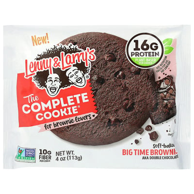 Lenny & Larry's The Complete Cookie Double Chocolate Soft Baked Cookie, 4 Ounce