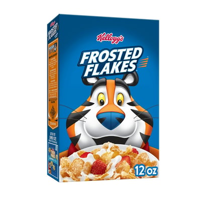 Frosted Flakes Kellogg S Original Breakfast Cereal 12 Oz Box