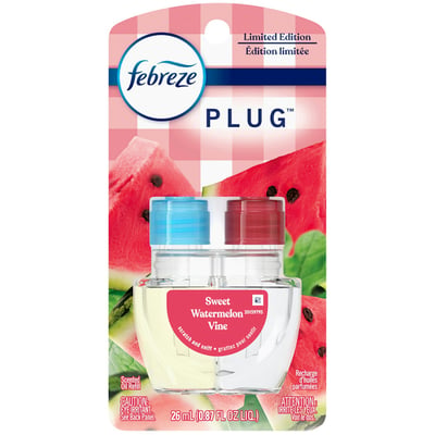 Febreze Plug Air Freshener Refill Sweet Watermelon Vine 0.87 fl oz