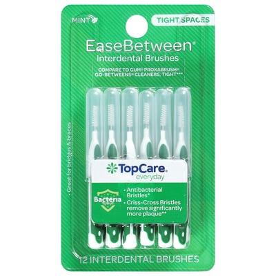 TopCare EaseBetween Interdental Brushes Mint Flavored 12 ct