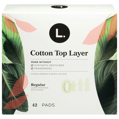 L. Ultra Thin Menstrual Pads - Regular - 42ct