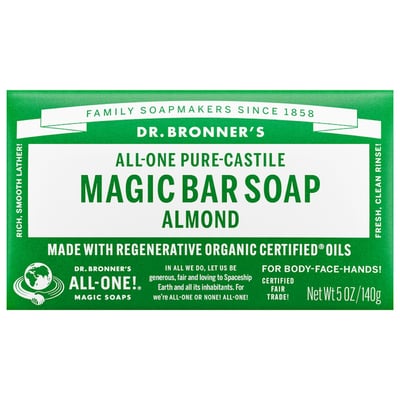 Dr. Bronner's Pure-Castile Bar Soap Almond 5 oz