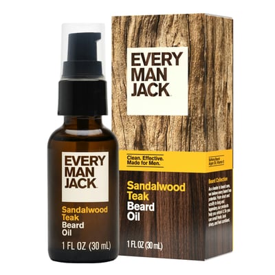 Every Man Jack Beard Oil, Hydrate, Sandalwood 1 Fl Oz