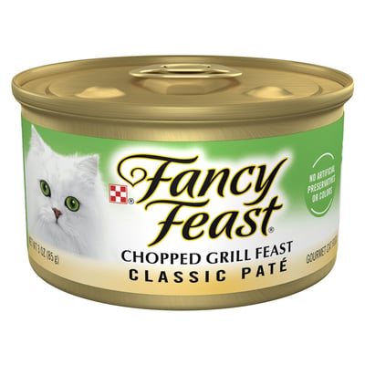 Fancy Feast Purina Chopped Grill Classic Wet Cat Food Pate
