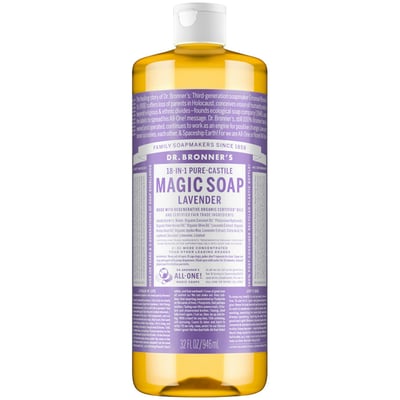 Dr. Bronner's Pure-Castile Liquid Soap Lavender 32 fl oz