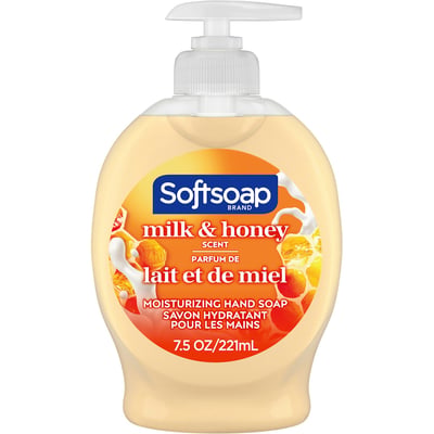 Softsoap Liquid Hand Pump - Milk & Golden Honey, 7.5 Fl Oz