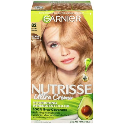 Nutrisse Hair Color, Permanent, Ultra Creme, Champagne Blonde 82