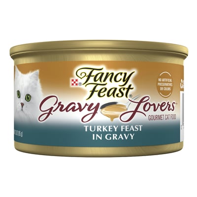 Fancy Feast Turkey In Roasted Flavor Gravy Gourmet Cat Food - 3 Ounce