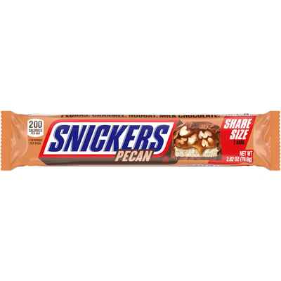 SNICKERS Pecan Milk Chocolate Share Size Bar 2.82 oz