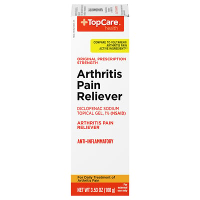 TopCare Pain Relief Diclofenac Sodium 1% Gel, 3.53 oz