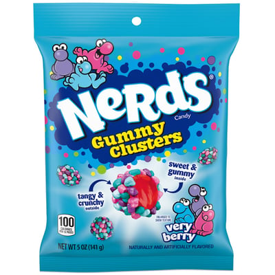 Nerds Very Berry Gummy Clusters Candy 5 oz