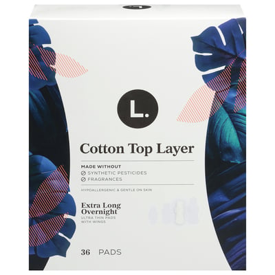 L. Ultra Thin Pads - Overnight Wing