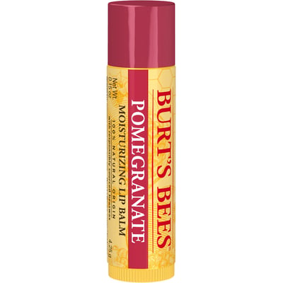 Burt's Bees 100% Natural Moisturizing Lip Balm, Pomegranate, 1 Tube