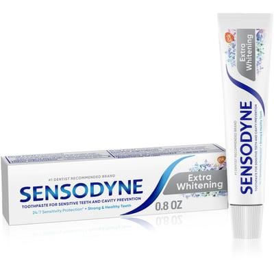Sensodyne Extra Whitening Sensitive Teeth Toothpaste Travel Size