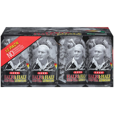 AriZona Half & Half, Iced Tea, Lemonade, Lite, 12 Pack