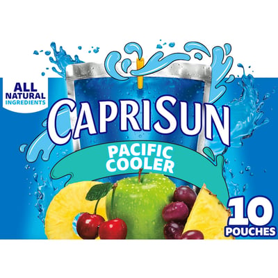 Capri Sun Pacific Cooler Mixed Fruit Juice Drink Blend, 10 Ct Box, 6 Fl Oz Pouches
