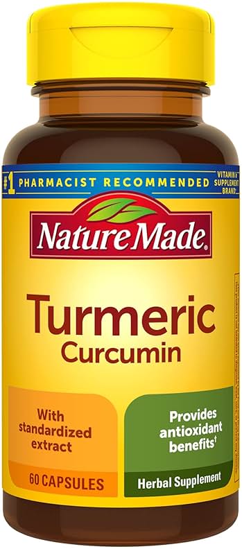 Nature Made Turmeric 500 Mg Capsules - 60ct